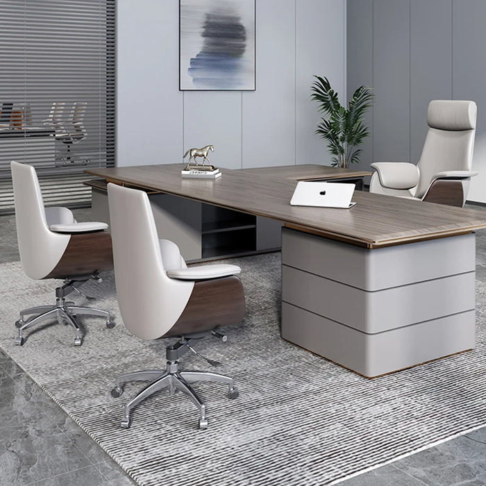 Swivel Mobile Office Chair Leather Luxury Designer Luxury Folding Extendable Makeup Padding Sillas De Oficina Kitchen Furniture