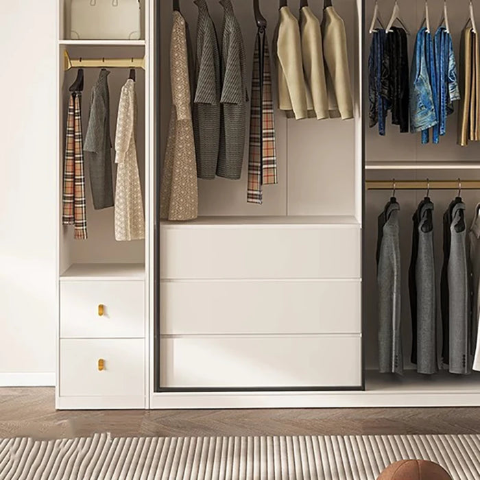 Luxury Nordic Wardrobes Clothing Rack Dressers Display Hanging Wardrobes Apartment Free Shipping Guarda Roupa Furniture Bedroom