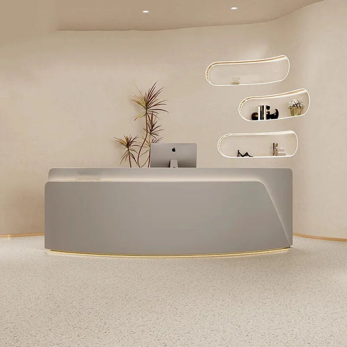 Beauty Cashier Reception Desk Office Front Retail Shop Executive Reception Desk Supermarket Mostrador Oficina Furniture HDH