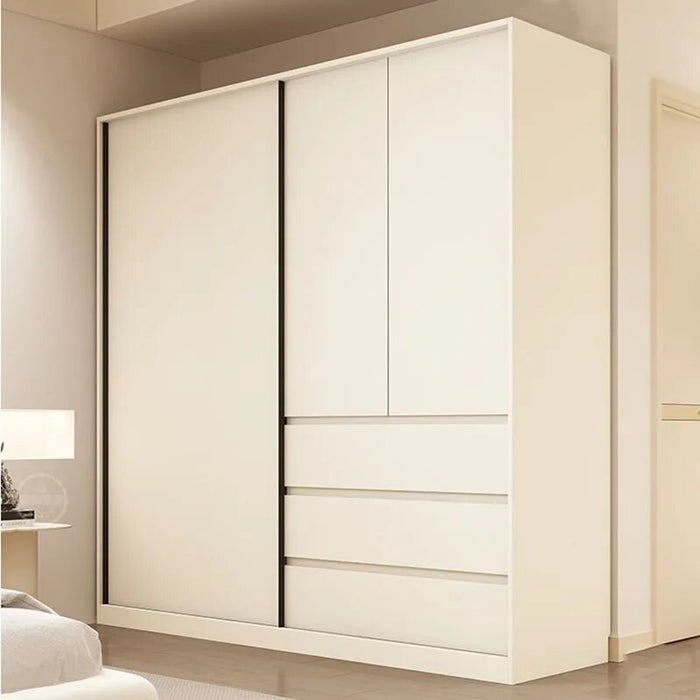 White Nordic Wardrobe Luxury Modern Large Room Organization Wardrobe Bedroom Storage Armario Multiuso Multifunction Furniture