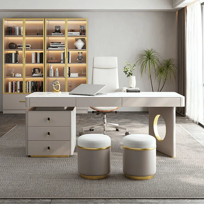 Foldable Office Desk Mainstays Conference Supplies Laptop Writing Desk Modern Console Scrivania Con Cassetti Office Furniture