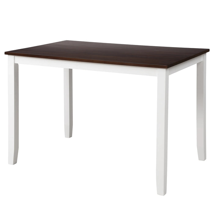 Classic 5-Piece Wood Dining Set with Dining Table and Chairs for Home Kitchen