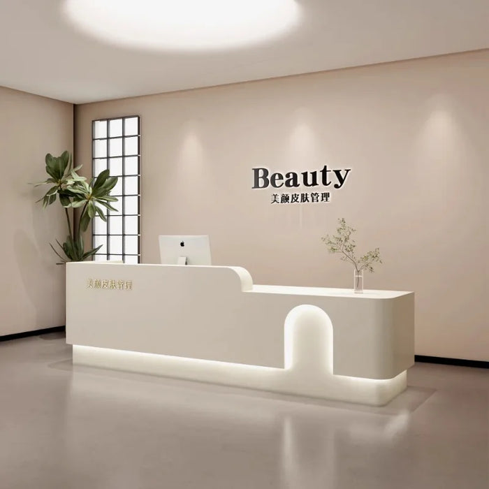 Office Front Reception Desks Modern Vanity Counter Restaurant Salon Small Reception Desks Beauty Mesa De Escritorio Furniture