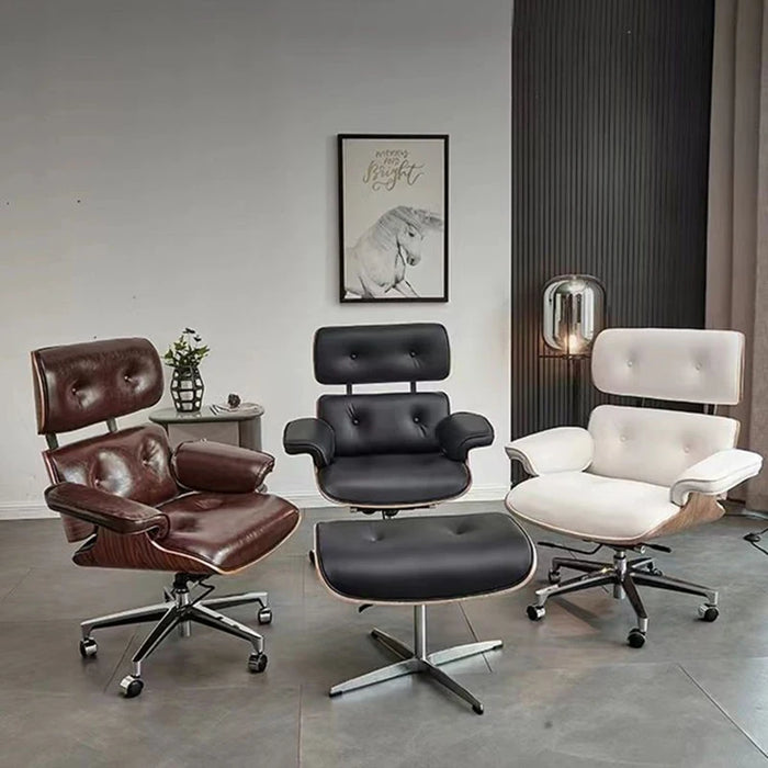 Office Chair Relaxing Leather High-Quality Designer Simple Modern Luxury Furniture Chair Comfortable Rotating Boss Chair