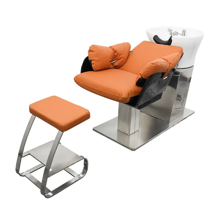 Japanese Head Spa Bed Hair Wash Comfort Comfort Hair Washing Station Chair Therapy Silla Peluqueria Salon Furniture MQ50SC