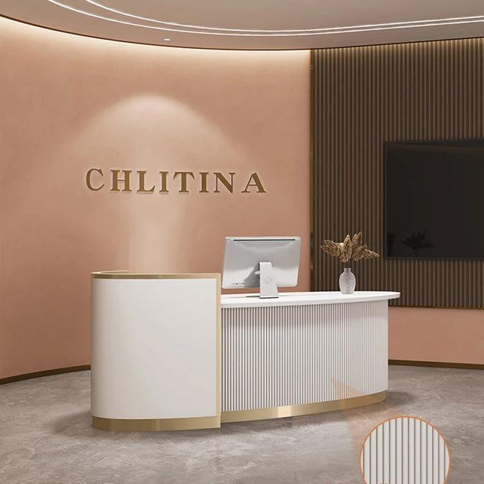 Salon Clothing Front Desk Reception Counter Register Bar Supermarket Counter Retail Shop Mostrador Oficina Commercial Furniture