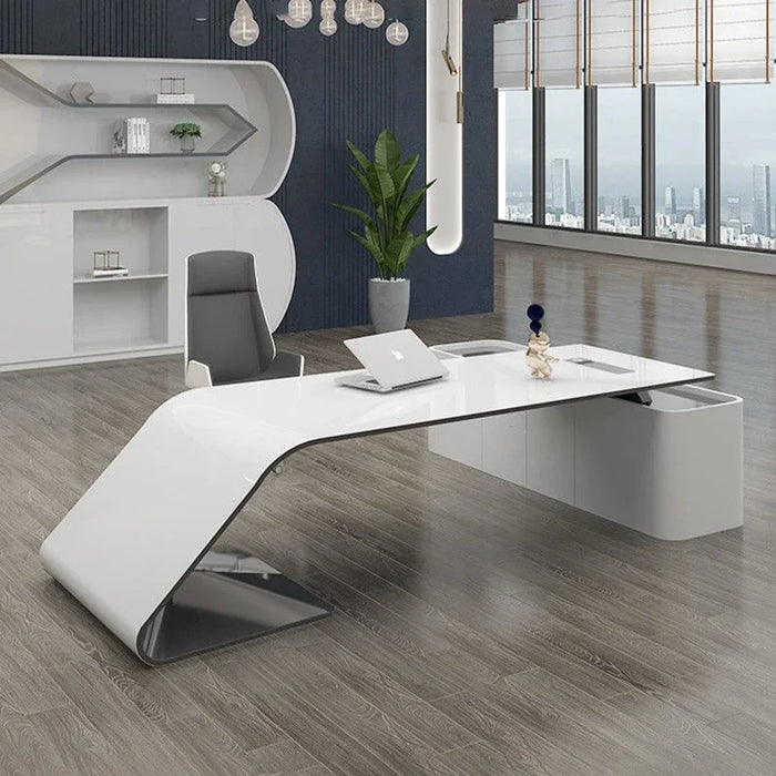 Standing Desk Organizer Conference L Shaped Drafting Executive Desk Writing Modern School Mesa Escritorio Italian Furniture