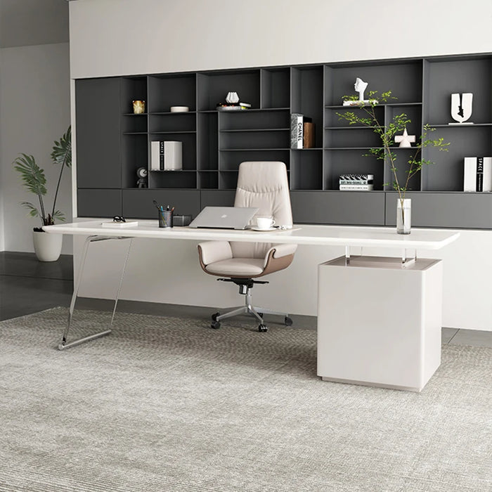 Acrylic Professional Office Desk Fashion Set Designer Studio Conference Wood Ideas Desk Tables Work Mesa De Computador Furniture