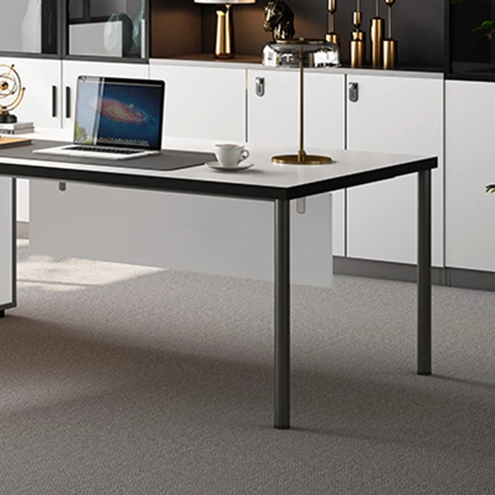 Long Boss Desk Tables Ideas Minimalist Elegant Professional Storage Wooden Office Desk Standing Mesa De Computdor Furniture