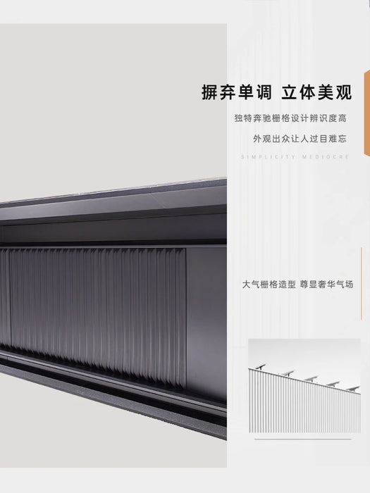 Conference table Long table large high-end light luxury negotiation table and chair combination of business office furniture