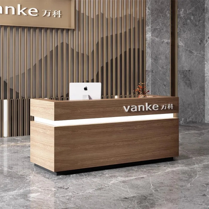 Front Cashier Reception Desks Beauty Salon European Futuristic Reception Desks Computer Bancone Reception Minimalist Furniture