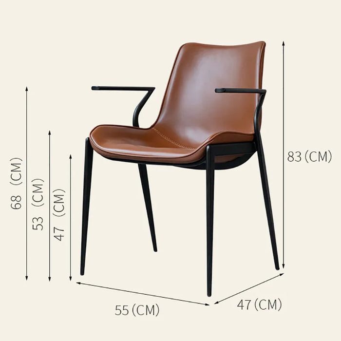 Black Legs Modern Dinning Chair Luxury Nordic Back Lounge Dining Chairs Designer Armchair Chaises Salle Manger Decoration