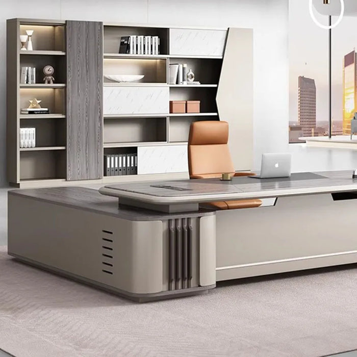 Executive Conference Office Desk Modern Studio Drafting Storage Workbench Office Desk Luxury Schreibtisch Office Furniture