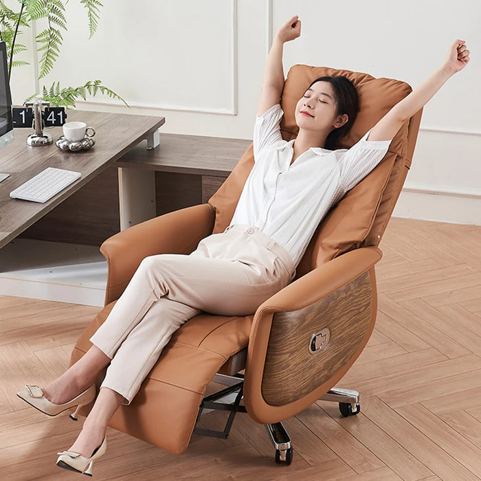 Designer Recliner Office Chair Swivel Lounge Floor Study Barber Office Chairs Bedroom Accent Chaise Coiffeuse Nordic Furniture