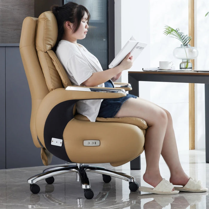 Massage Ergonomic Office Chairs Comfy Vanity Desk  Recliner Office Chairs Barber Computer Muebles Stuhl Office Gadgets WN50OC