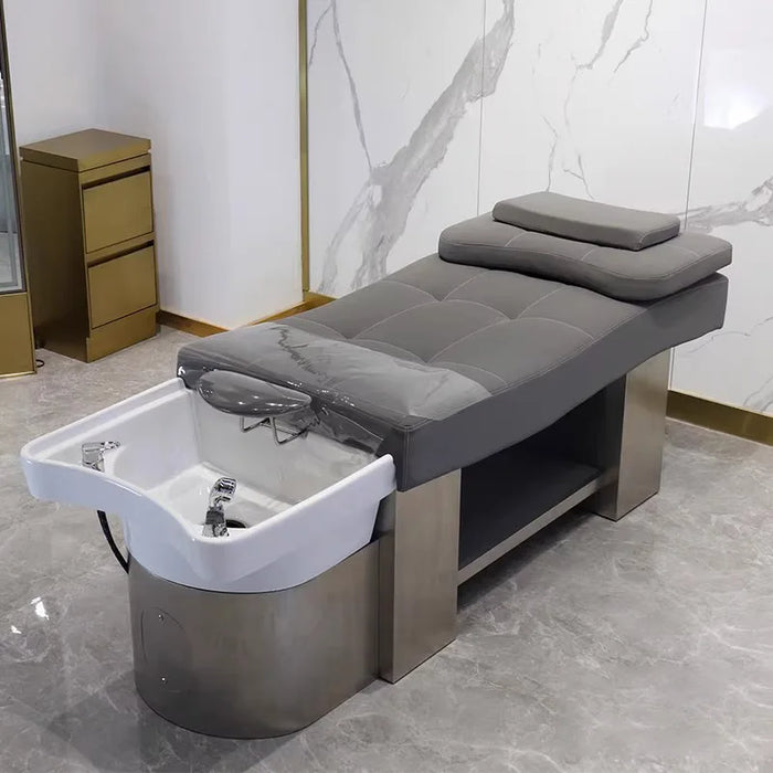 Professional Hairdressing Chair Japanese Hair Spa Stylist Treatment Bed Beauty Salon Lit Shampooing Spa Salon Furniture CY50XT