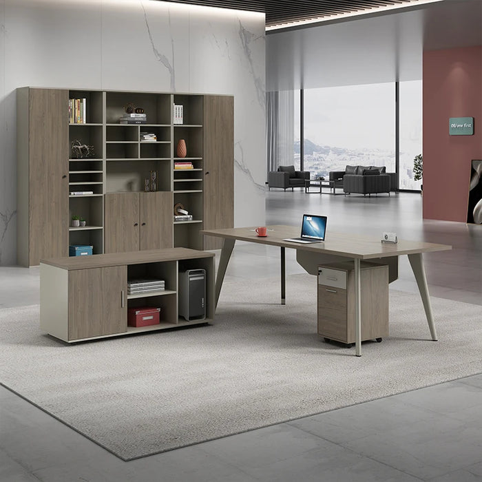 Modern Writing Desk Wooden Drawers Work Luxury Office Desks Workstation Executive Corner Scrivania Con Cassetti Furniture