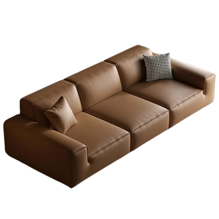Brown Europe Relax Sofa Lazy Bean Bag High Back Large Sofa Wood Modern Luxury Muebles Para Salas Modernos Home Furniture