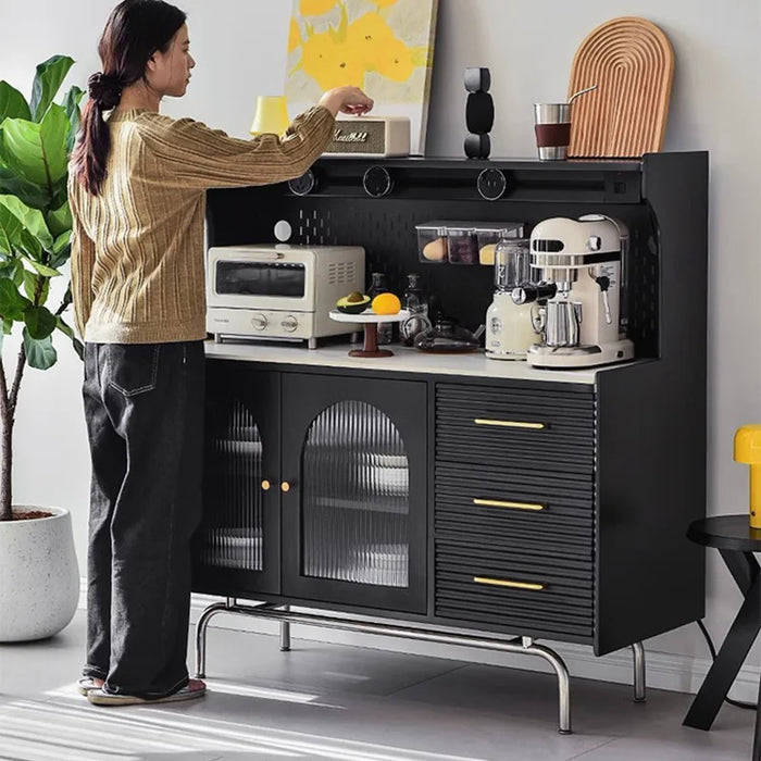 Modern Storage Kitchen Cabinets Filing Wood Laden Glass Display Buffet Sideboard Closet Luxury Bedroom Cajonera Dining Room Sets