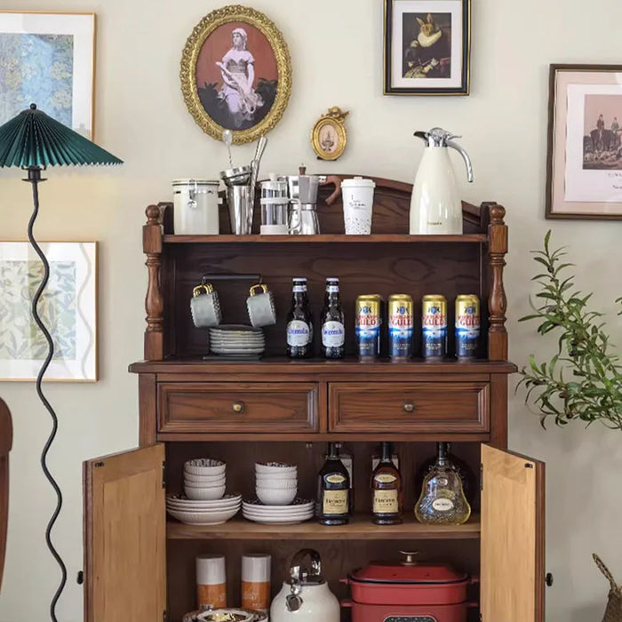 Luxury Space Saving Sideboard Corner Nordic Wooden Mid Century Living Room Cabinets Drawers Showcase Archivadores Home Furniture