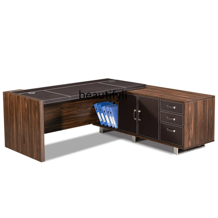 Office Furniture Boss Desk Desk Simple Modern Executive Desk Creative Executive Manager Desk President Desk and Chair