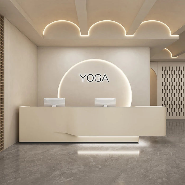 Checkout Reception Counter Mobile Information Standing Reception Counter Clinic Grocery Beautysalon Meubilair Theater Furniture