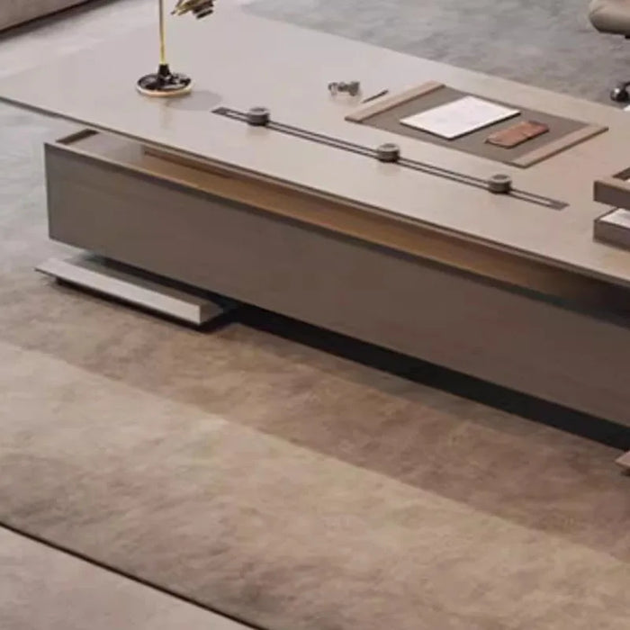 Corner Shelf Office Desk Executive Floor European Reception Computer Desks Standing Organizers Mesa De Escritorio Furnitures