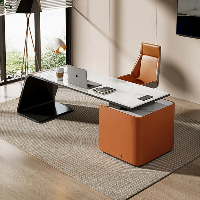Vanity Office Desk Storage Conference Desktop Solid Wood Writing Desk Computer Meeting Scrivania Ufficio Lavoro Home Furniture