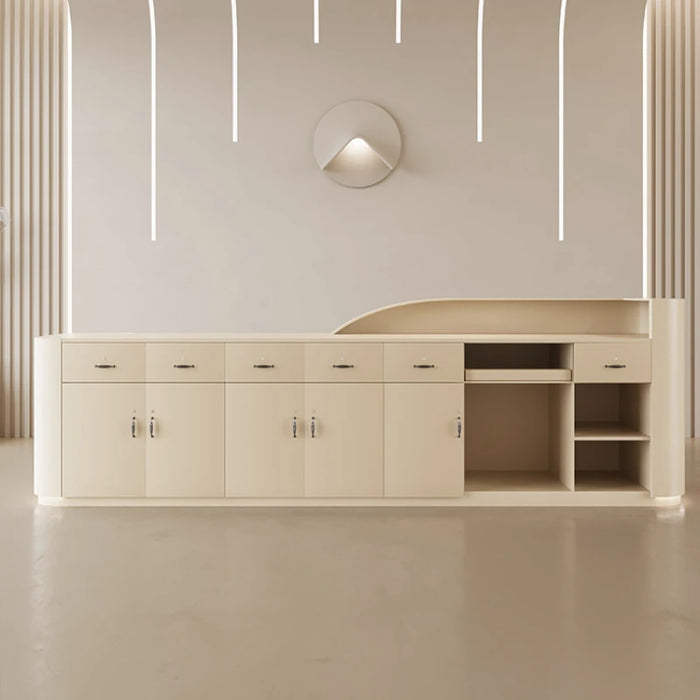Standing Shop Reception Desks Lectern European Counter Commercial Reception Desks Restaurant Bureau Meuble Minimalist Furniture