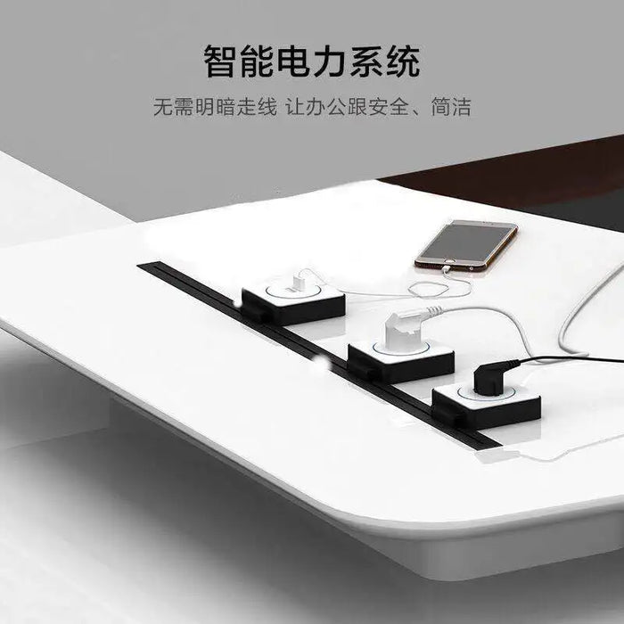 Office Furniture Boss Desk Simple Modern Paint Desk General Manager Table and Chair Combination