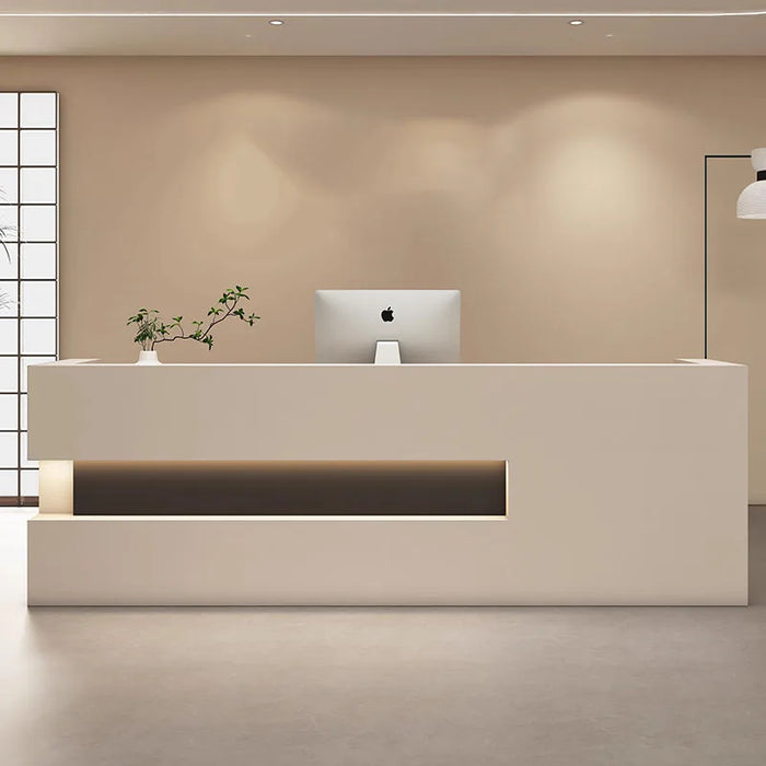 Lectern Office Reception Desk Podium Front Receptionist Pulpit Cash Counter Desk Restaurant Tables White Bureau Shop Furniture