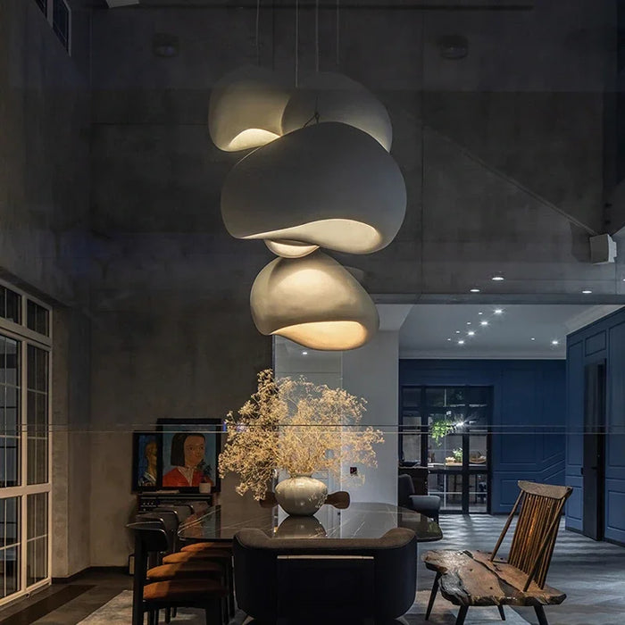 Nordic Modern Wabi-sabi Wind Led Ceiling Chandeliers Lustre Living Dining Room Home Decor Lights Bar Bedroom Loft Pendant Lamps