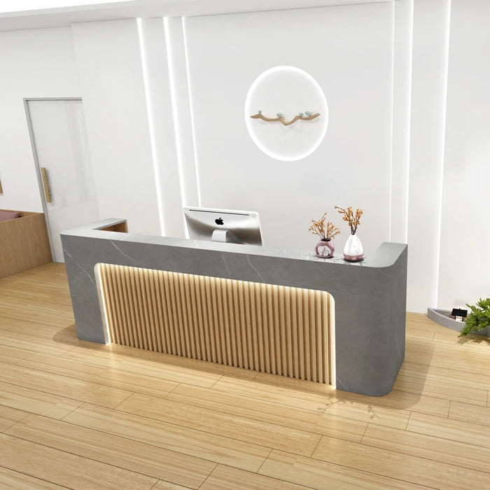 Check Out Counter Retail Store Reception Desk Shop Counter Luxury Office Desk Parental Advisory Bar Meuble Comptoir Furniture