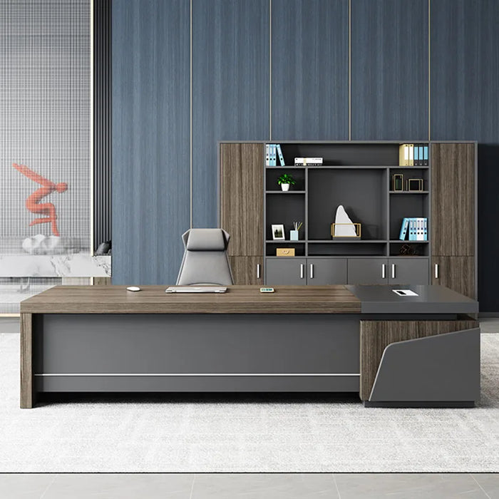 Supplies Executive Office Desk Writing Luxury European Floor Computer Desks L Shaped Organizers Mesa De Escritorio Furniture