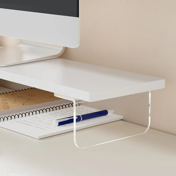 Modern Home Table for Laptop Office Elevated Laptop Desk Drawer Design Monitor Stand Heat Radiation Computer Table