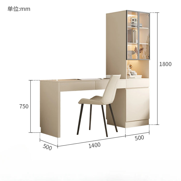 Executive Wooden Work Desk Reception Computer Makeup Work Desk Modern Gaming Shelf Escritorio Gaming Working Equipment ZT50WD