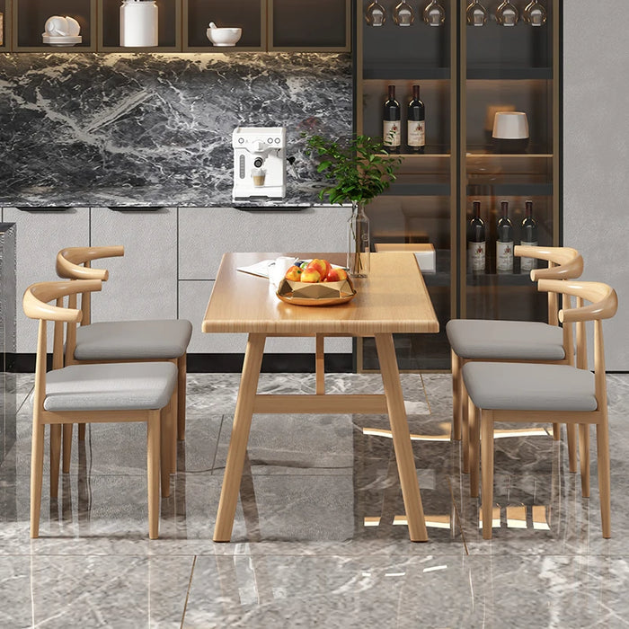 Living Industrial Dining Table 4 Chairs Rectangle 4 Chair Service Dining Table Set Coffee Dressing Juegos De Comedor Tables