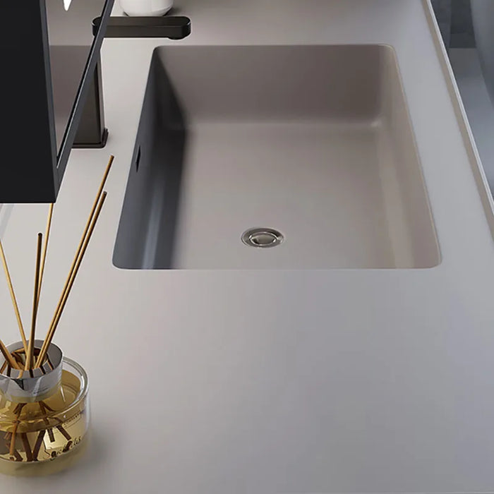 Light Luxury Nano Rock Integrated Basin Microcrystalline Stone Bathroom Cabinet Modern Minimalist Bathroom Sink Washing YX50BC