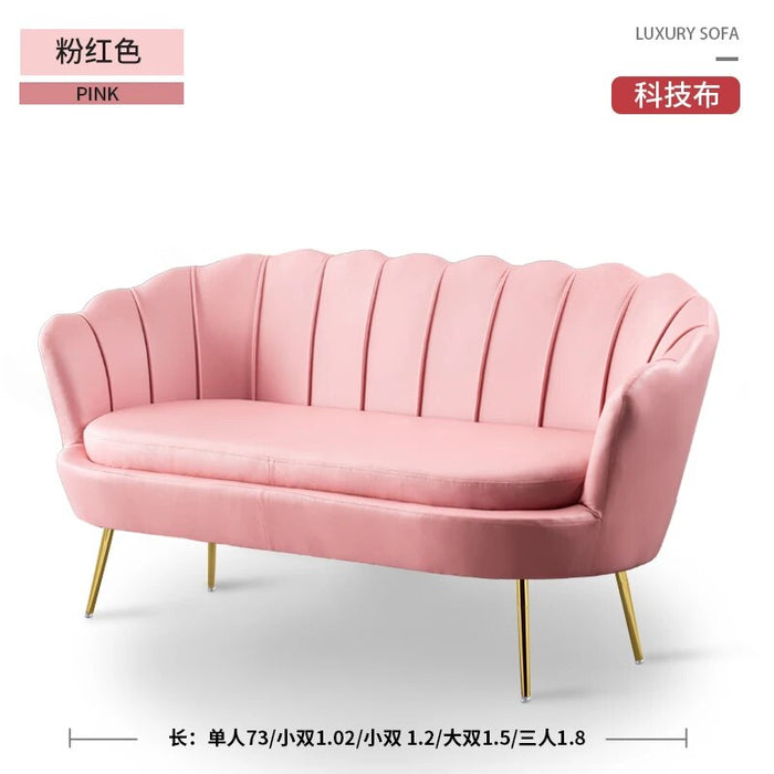 Pink Lounge Living Room Sofas Sectional Nordic Floor Modern Sofa Set Living Room Luxury Canape Gonflabe Home Furniture MQ50SF