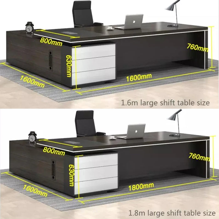 New Boss CEO Manager Desk Executive Wooden Ceo Desk Desk Solid Wooden Office Table