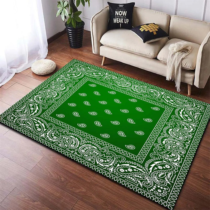 Bandana Pattern Area Rugs Carpet Runners Area Rug Carpets for Living Room Rugs for Bedroom Kitchen Mat Room Decor Door Mat