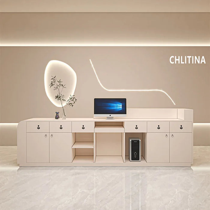 Cashier Reception Desk Beauty Salon Cash Register Table Modern Futuristic Desk Commercial Cocktail Bar Counter Muebles Furniture