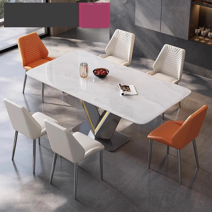 Luxury Nordic Dining Room Set Square Combination Mobile Living Room Table Modern Designer Muebles Para Casa Kitchen Furniture