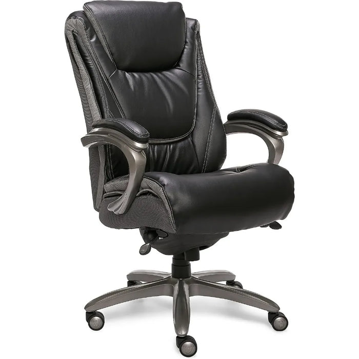 Game chair, intelligent administrative office chair with pillow, adjustable height, synthetic leather, ergonomic computer chair