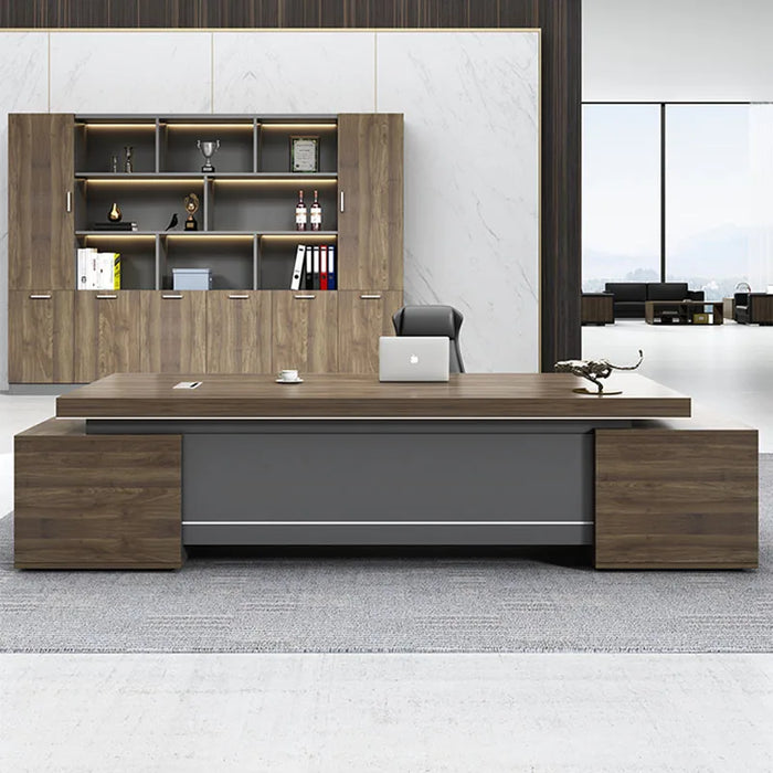 Standing Executive Office Desk Reception Monitor Organizers Drawers Computer Desks Luxury Floor Mesa De Escritorio Furniture