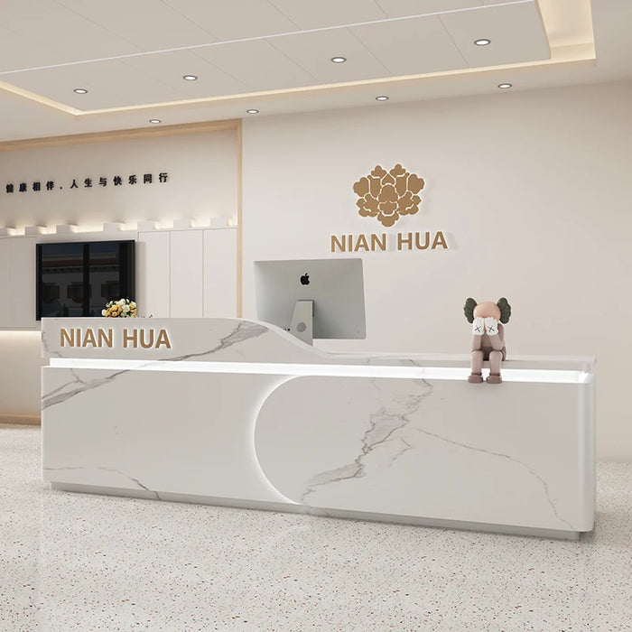 Counter Store Reception Desk Cash Beauty Salon Information Standing Reception Desk Simple Check Out Recepcja Luxury Furniture