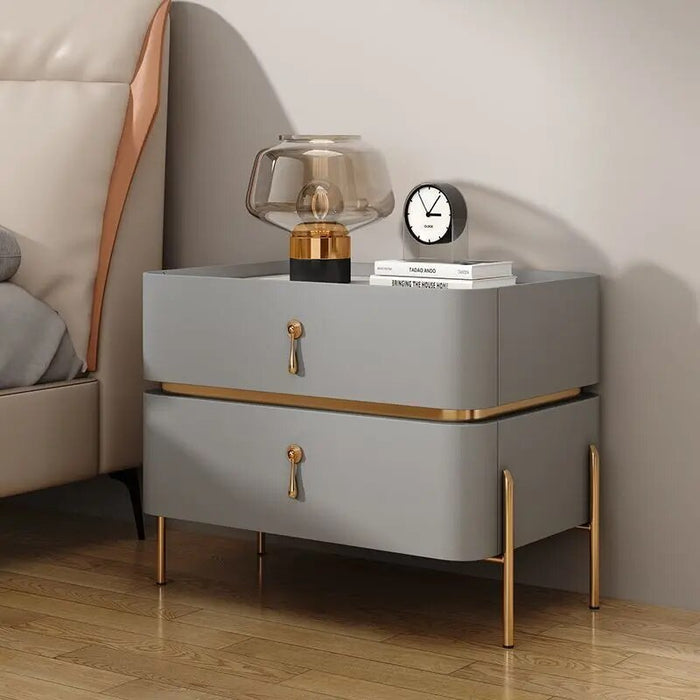 Nordic Dressers Nightstand Cabinets Bedroom Square Storage Drawers Salon Nightstand Modular Table De Chevet Modern Furniture
