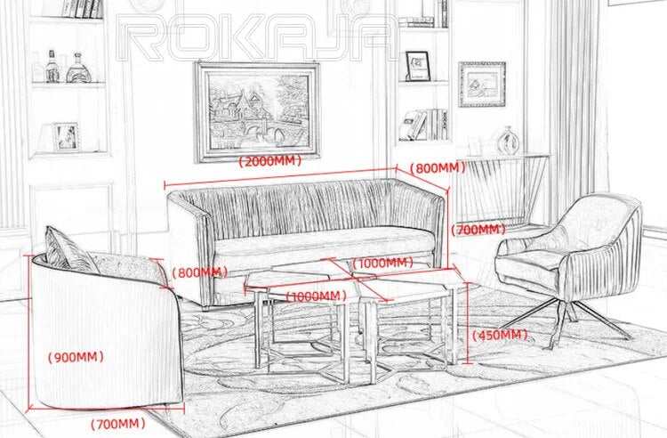 Luxury Fabric Sofa Set Gold Metal Foot Folds Fabric Sofa Italy Designs Living room Furniture