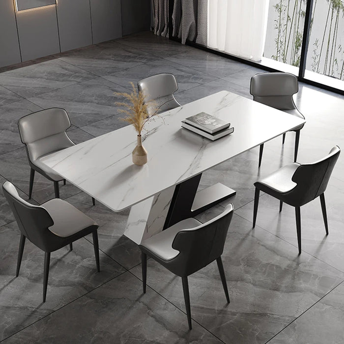 Console Modern Dining Tables Desk Garden Center Hallway Tables Balcony Marble Juegos De Comedor Dining Room Furniture WJ33XP