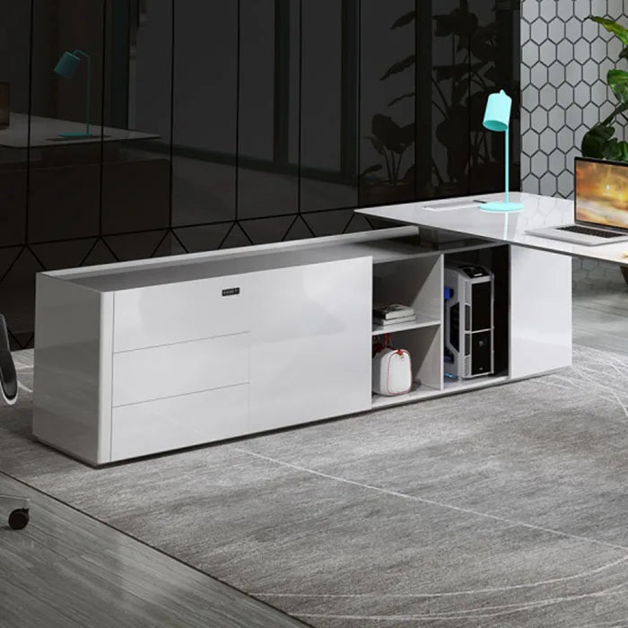 Drawers Organizers Office Desk Standing Reception Luxury European Computer Desks Executive L Shaped Mesa Escritorio Furniture
